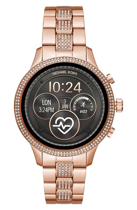 michael kors women's runway watch|michael kors bangle watch.